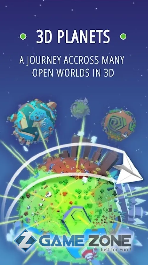 صورة من لعبة Paper Plane Planet