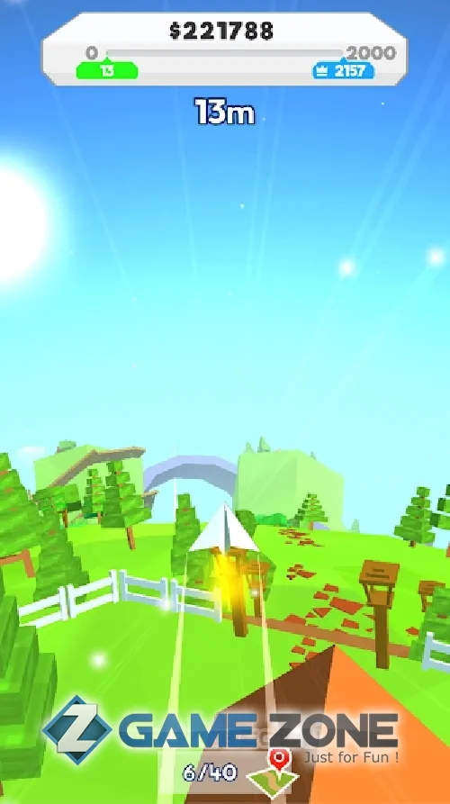 صورة من لعبة Paper Plane Planet