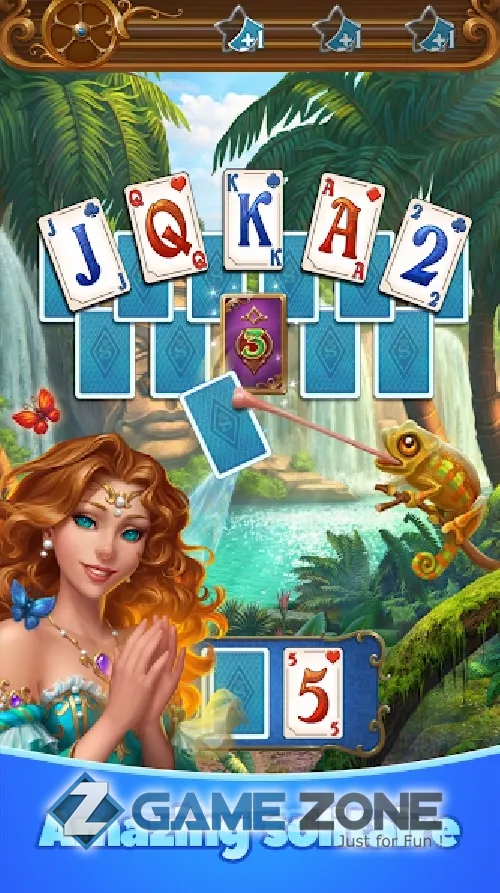 صورة من لعبة Magic Story of Solitaire Offline Cards Adventure [Mod Money/Free Shopping]