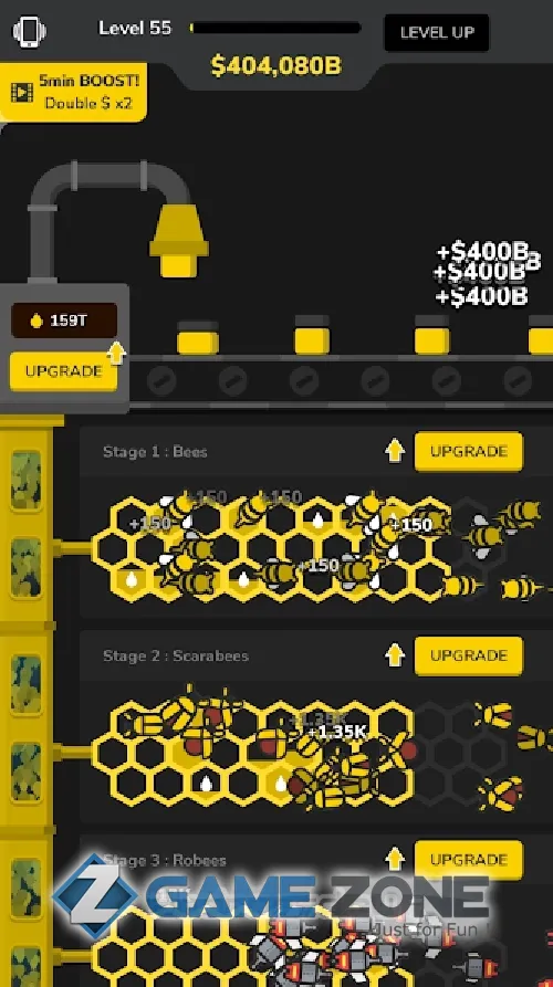 صورة من لعبة Bee Factory [Mod Money]