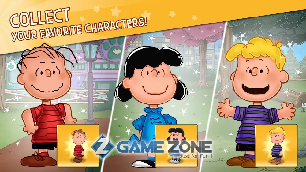 صورة من لعبة Peanuts: Snoopys Town Tale