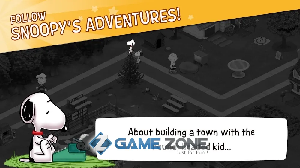 صورة من لعبة Peanuts: Snoopys Town Tale