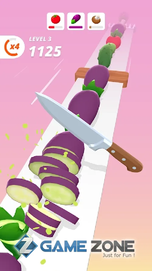 صورة من لعبة Perfect Slices [Много денег]