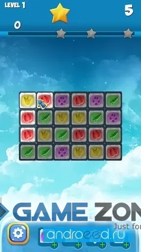 صورة من لعبة Polar Fox: Frozen Match 3
