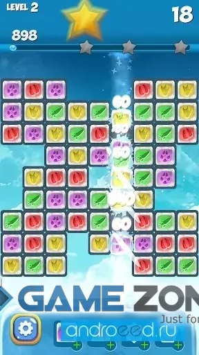 صورة من لعبة Polar Fox: Frozen Match 3