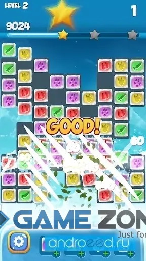 صورة من لعبة Polar Fox: Frozen Match 3