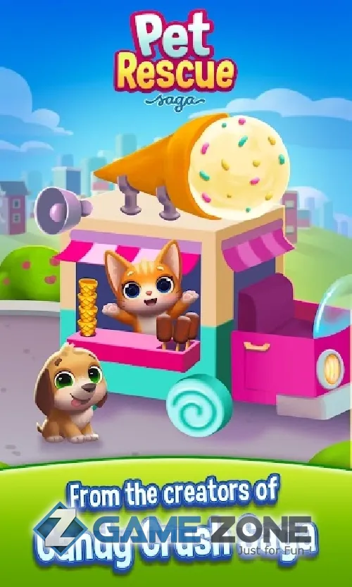 صورة من لعبة Pet Rescue Saga [Много жизней]