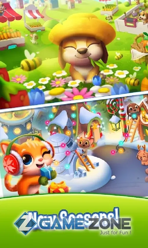صورة من لعبة Pet Rescue Saga [Много жизней]