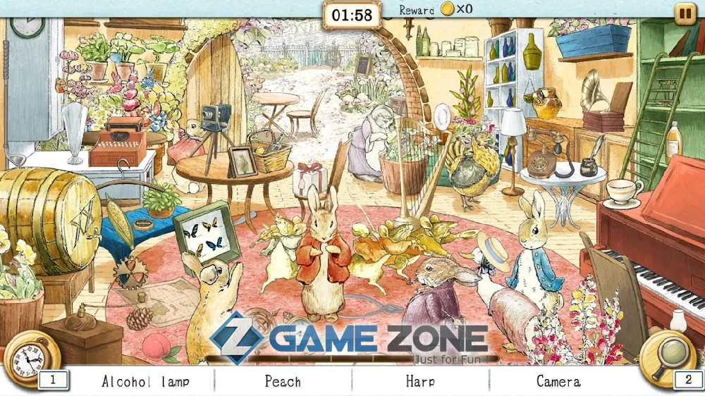 صورة من لعبة Peter Rabbit Hidden World