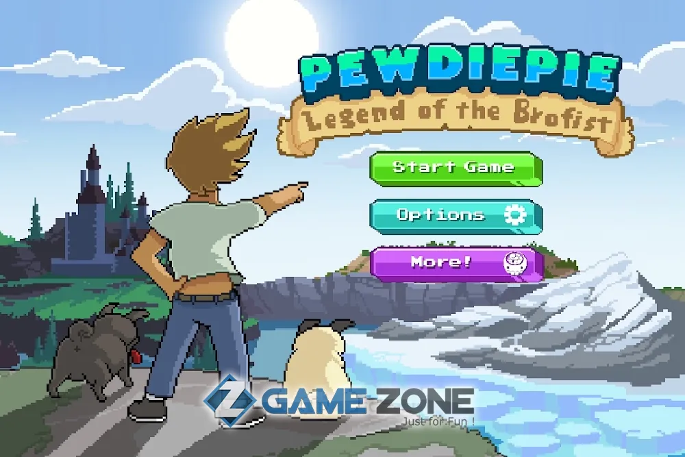 صورة من لعبة PewDiePie: Legend of Brofist [Бессмертие/бесплатные покупки]