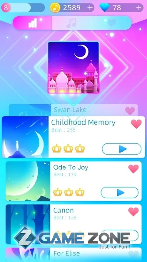 صورة من لعبة Пианино игра 2019: игра пианино плитки