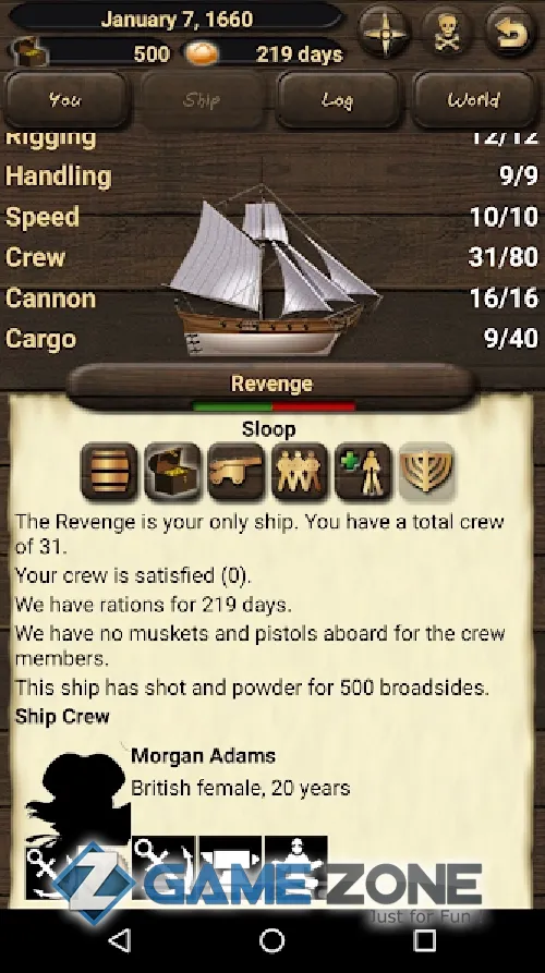 صورة من لعبة Pirates and Traders 2 BETA