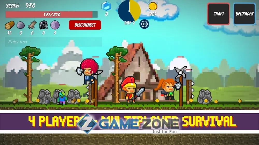 صورة من لعبة Pixel Survival Game [Много денег]
