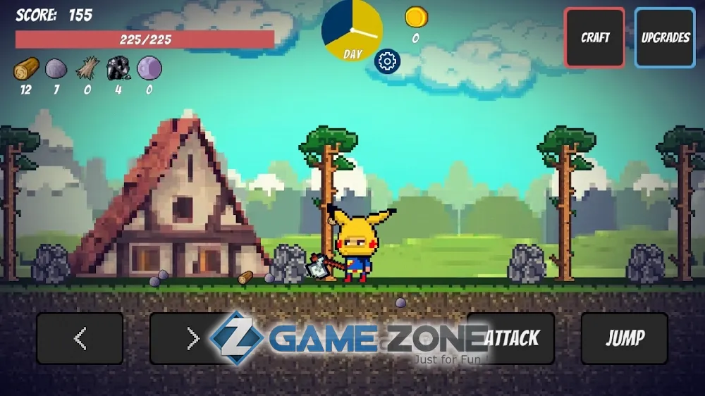 صورة من لعبة Pixel Survival Game [Много денег]