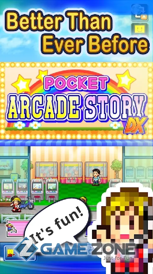 صورة من لعبة Pocket Arcade Story DX