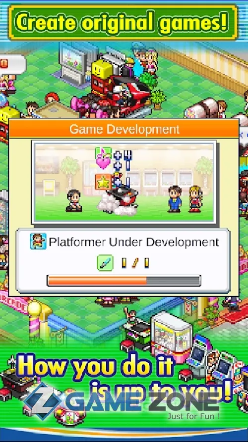 صورة من لعبة Pocket Arcade Story [Много денег]