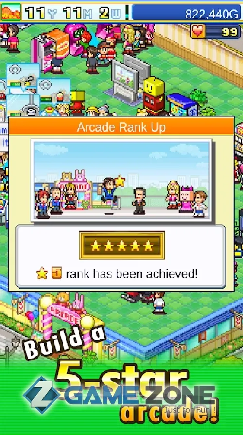 صورة من لعبة Pocket Arcade Story [Много денег]