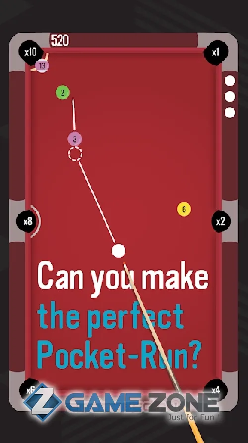 صورة من لعبة Pocket Run Pool