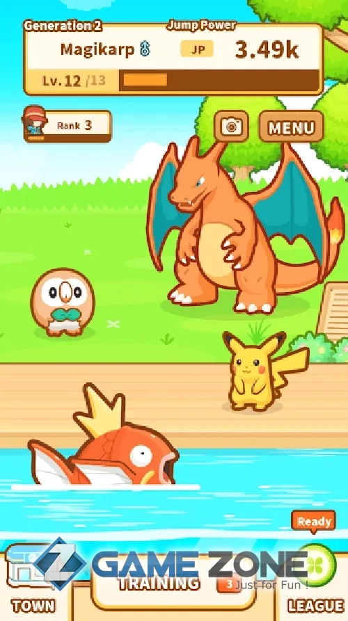 صورة من لعبة Pokemon: Magikarp Jump [Много денег]