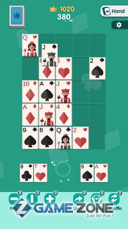 صورة من لعبة Pokez Playing - Poker Card Puzzle