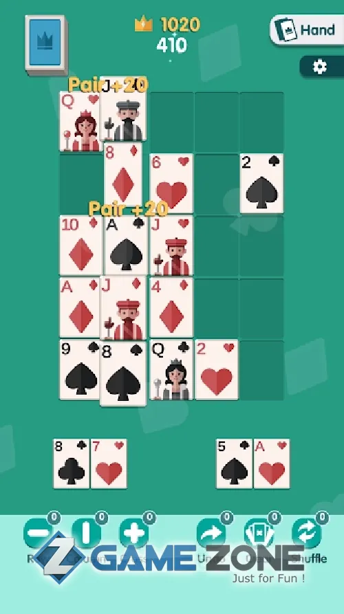 صورة من لعبة Pokez Playing - Poker Card Puzzle
