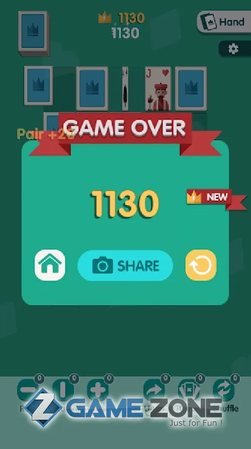 صورة من لعبة Pokez Playing - Poker Card Puzzle