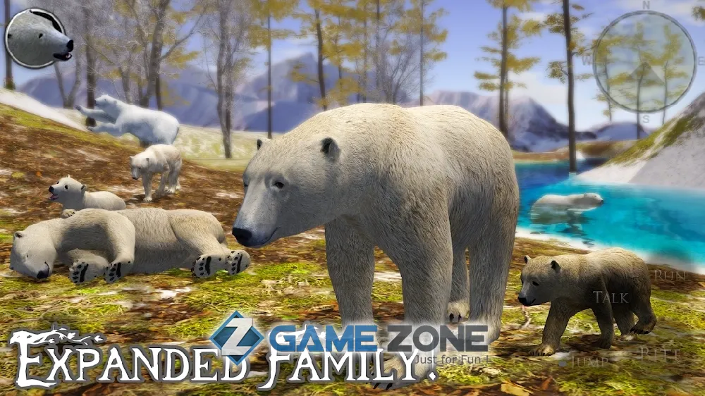صورة من لعبة Polar Bear Simulator 2