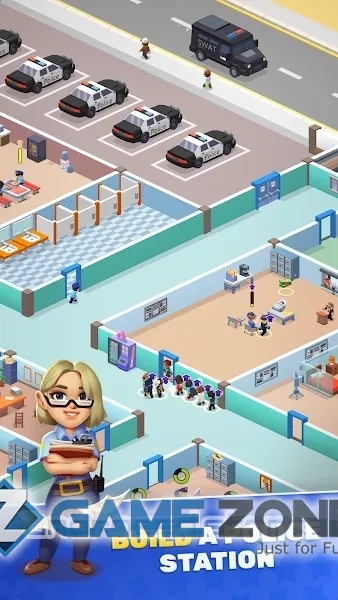 صورة من لعبة Police Department Tycoon [Mod Money]