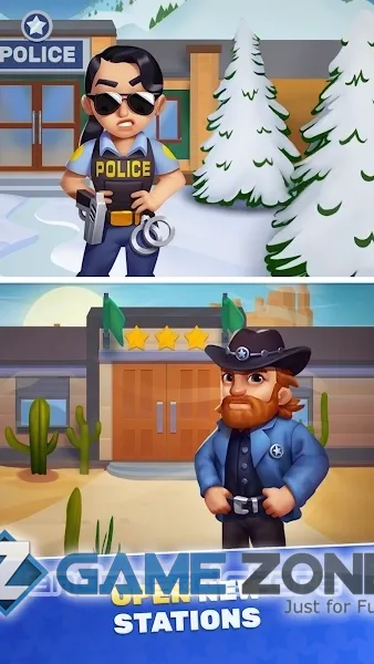 صورة من لعبة Police Department Tycoon [Mod Money]