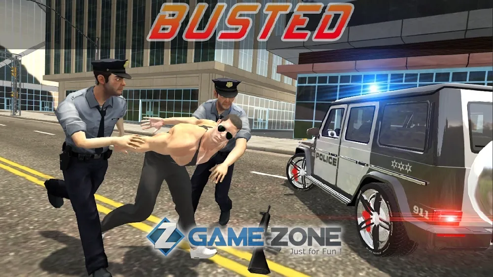 صورة من لعبة Police vs Gangsters 4x4 Offroad [unlocked/Mod Money/Adfree]