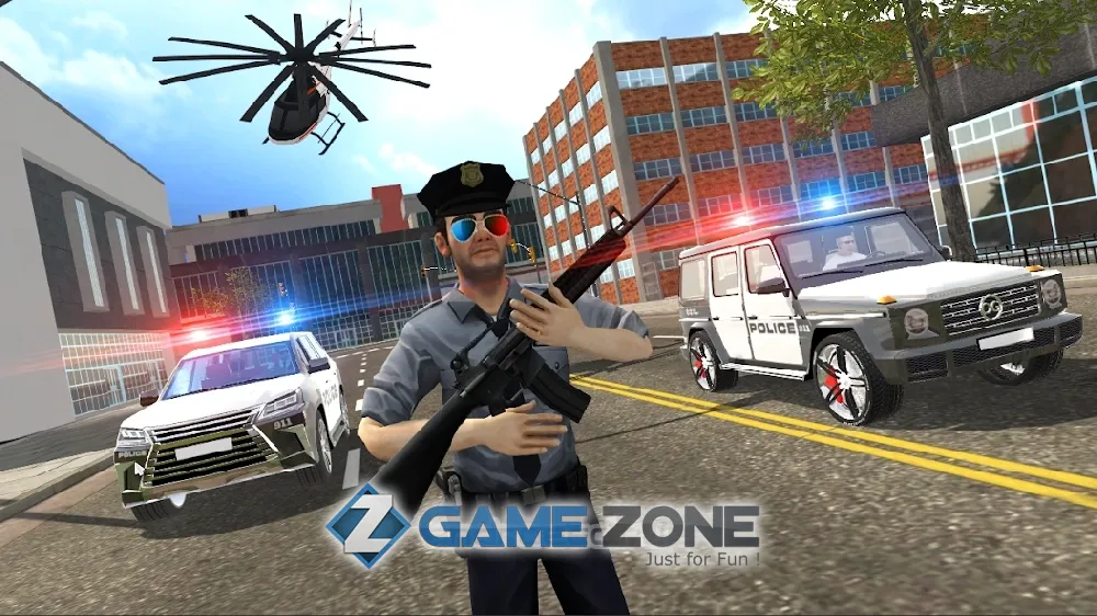 صورة من لعبة Police vs Gangsters 4x4 Offroad [unlocked/Mod Money/Adfree]