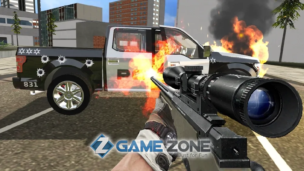صورة من لعبة Police vs Gangsters 4x4 Offroad [unlocked/Mod Money/Adfree]