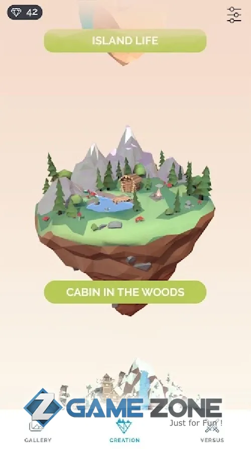 صورة من لعبة Poly Island [Unlocked]