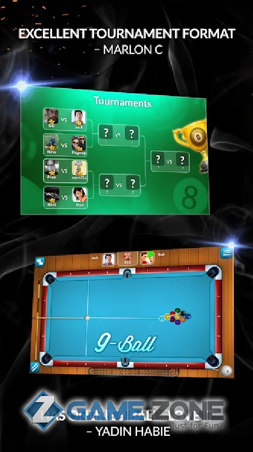 صورة من لعبة Pool Live Pro 8-Ball and 9-Ball