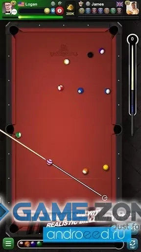 صورة من لعبة POOLTIME