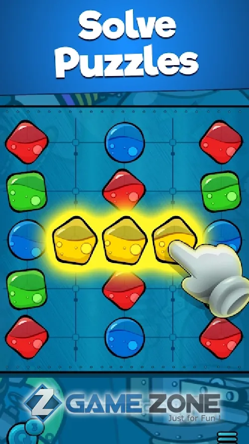 صورة من لعبة Pop em all: Puzzle Adventure