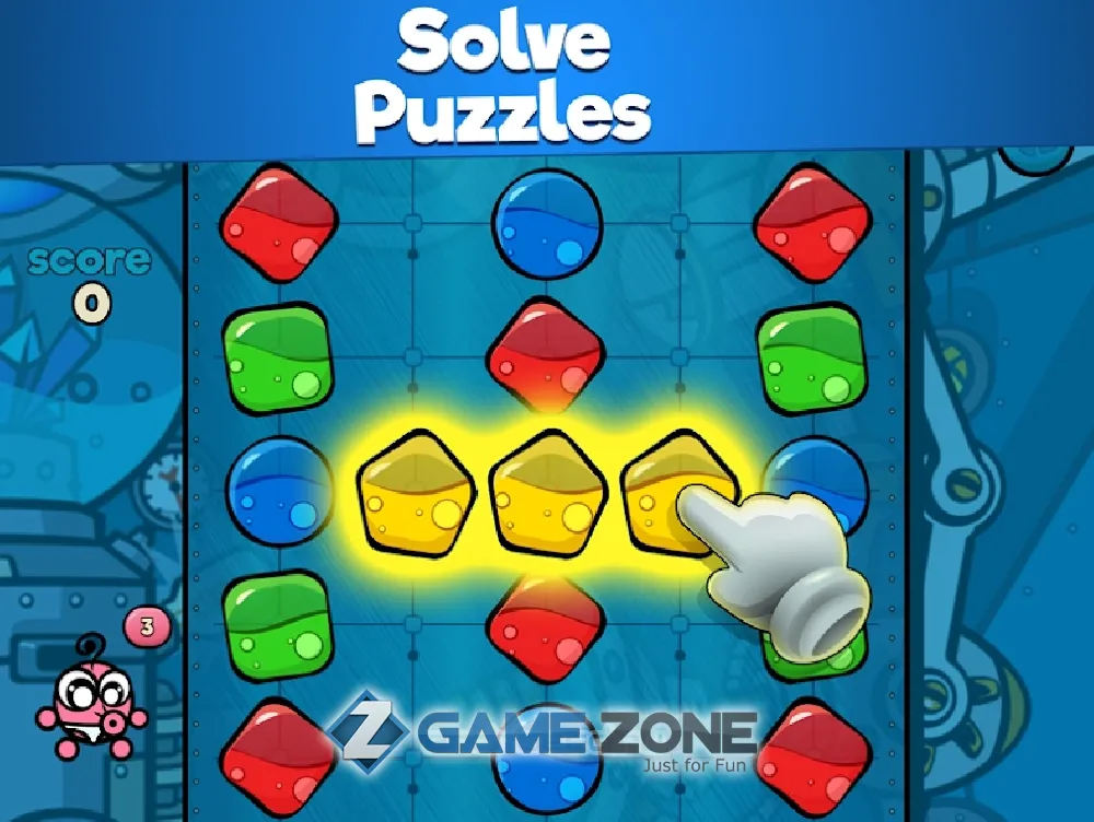 صورة من لعبة Pop em all: Puzzle Adventure