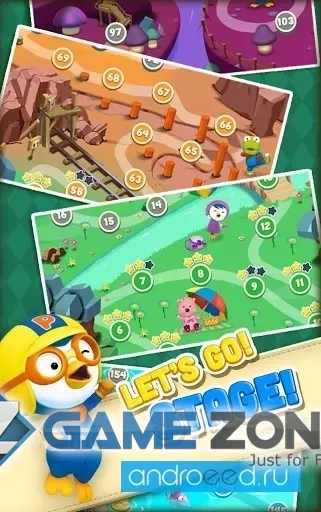 صورة من لعبة Pororo Bubble Shooter [Много денег]