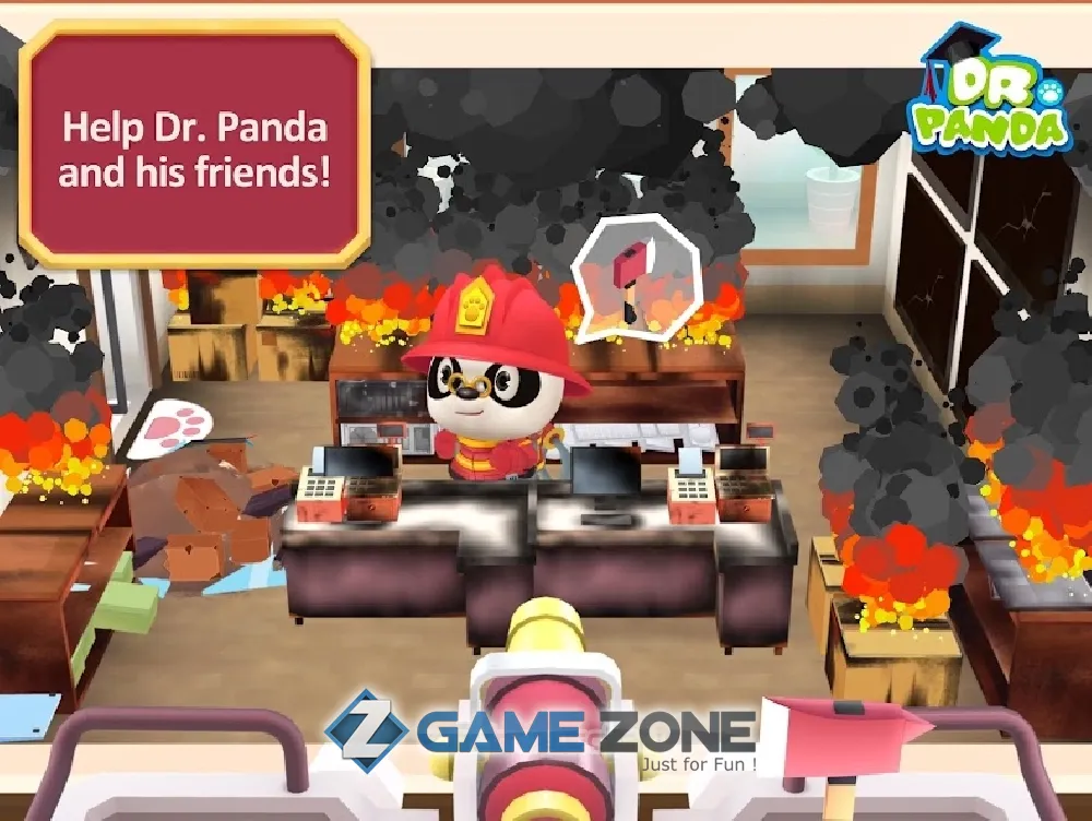 صورة من لعبة Пожарная команда Dr. Panda
