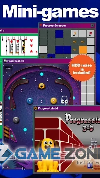 صورة من لعبة Progressbar95 easy nostalgic hypercasual game