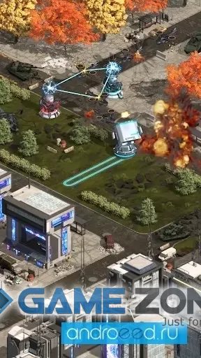 صورة من لعبة Protect & Defense SciFi Cyber [Mod Money]