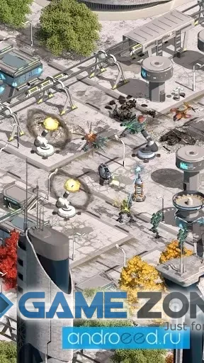 صورة من لعبة Protect & Defense SciFi Cyber [Mod Money]