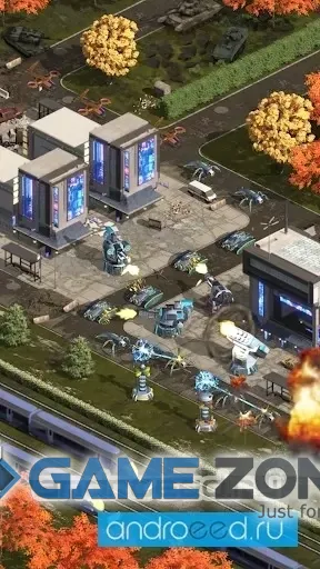 صورة من لعبة Protect & Defense SciFi Cyber [Mod Money]