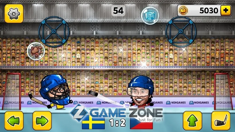 صورة من لعبة Puppet Ice Hockey: Pond Head [Много денег]