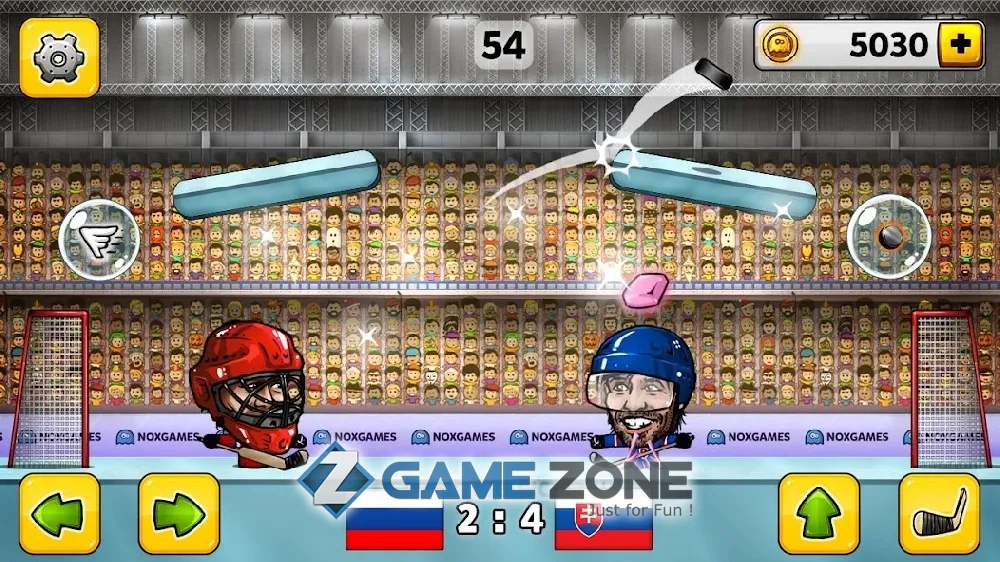 صورة من لعبة Puppet Ice Hockey: Pond Head [Много денег]