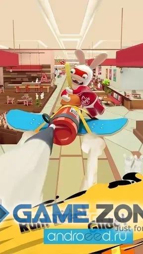 صورة من لعبة Rabbids Arbys Rush [Много денег]