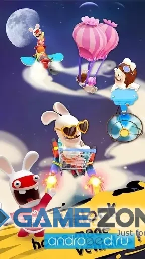 صورة من لعبة Rabbids Arbys Rush [Много денег]