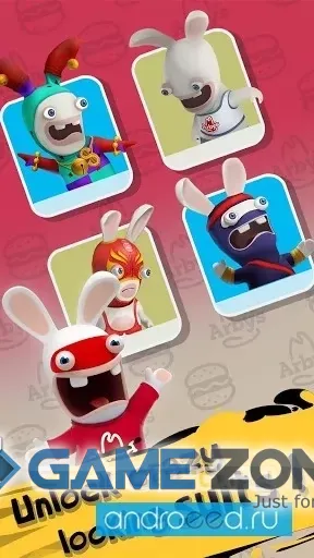 صورة من لعبة Rabbids Arbys Rush [Много денег]