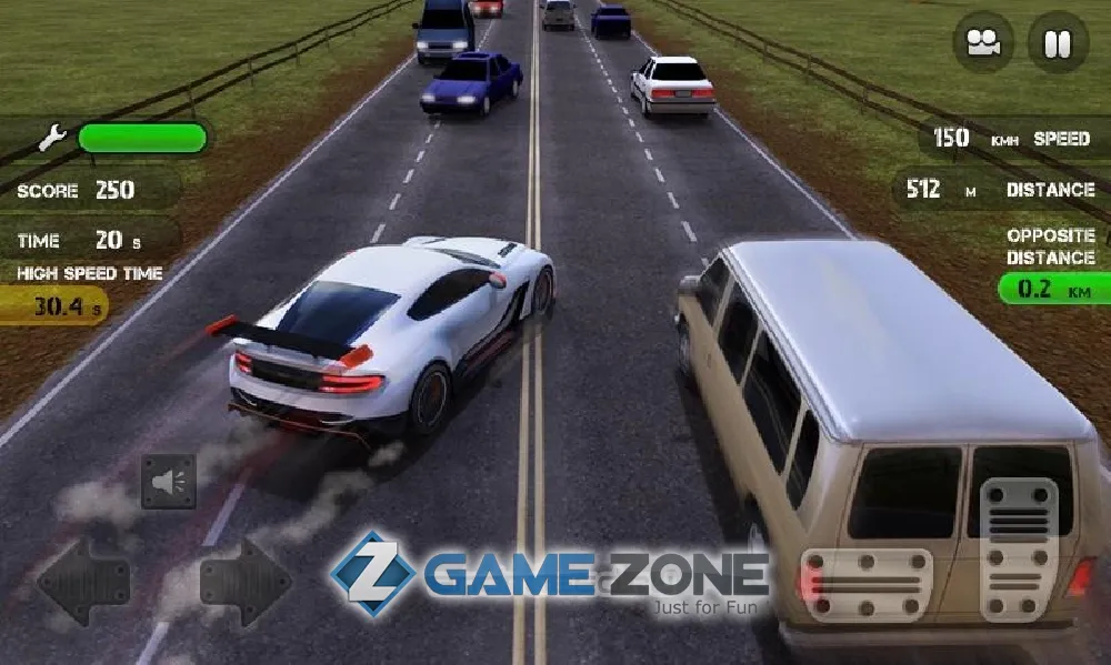 صورة من لعبة Race The Traffic [Много денег]