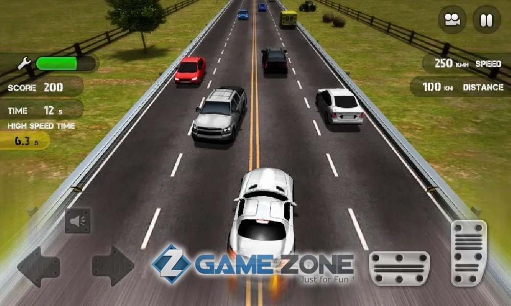صورة من لعبة Race The Traffic [Много денег]